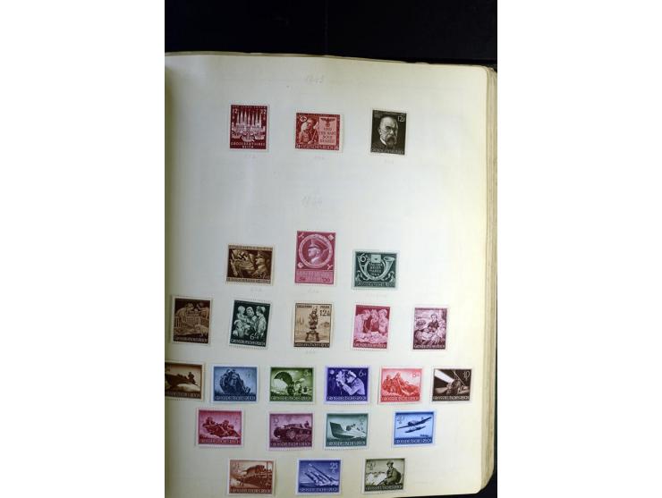 1872/1945, ungebrauchte und gestempelte Sammlung besseren Brustschilden, später u.a. Block 1-3 ungebraucht sowie ein Teil Zus