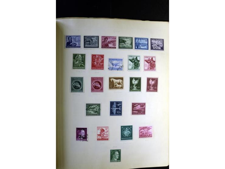 1872/1945, ungebrauchte und gestempelte Sammlung besseren Brustschilden, später u.a. Block 1-3 ungebraucht sowie ein Teil Zus