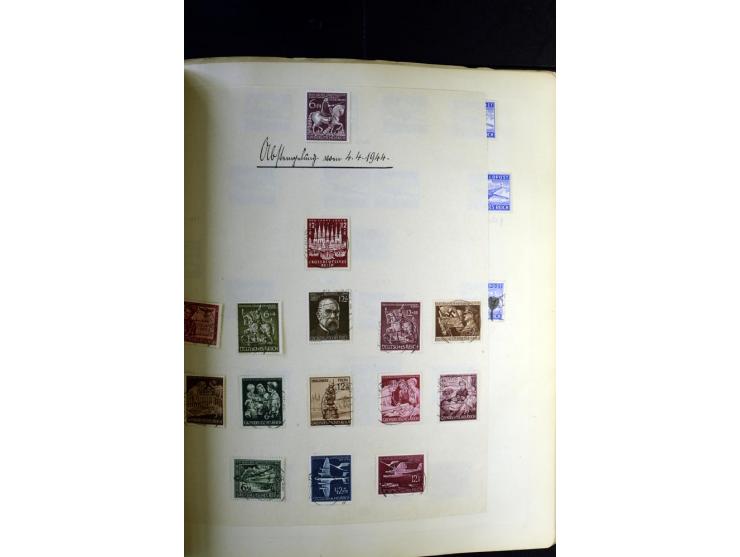 1872/1945, ungebrauchte und gestempelte Sammlung besseren Brustschilden, später u.a. Block 1-3 ungebraucht sowie ein Teil Zus