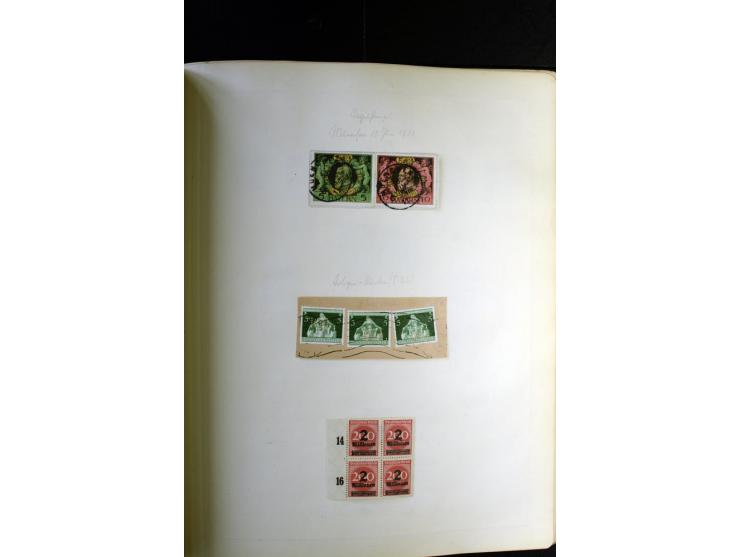 1872/1945, ungebrauchte und gestempelte Sammlung besseren Brustschilden, später u.a. Block 1-3 ungebraucht sowie ein Teil Zus