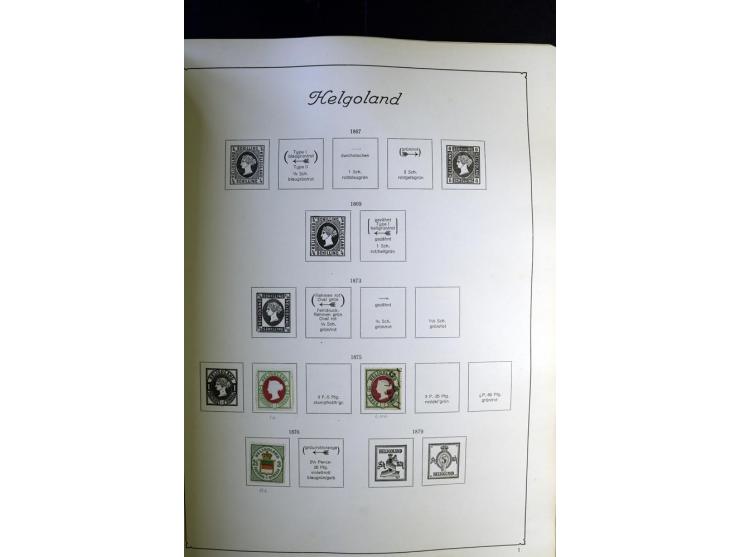 1872/1945, ungebrauchte und gestempelte Sammlung besseren Brustschilden, später u.a. Block 1-3 ungebraucht sowie ein Teil Zus