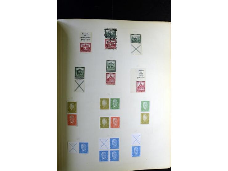 1872/1945, ungebrauchte und gestempelte Sammlung besseren Brustschilden, später u.a. Block 1-3 ungebraucht sowie ein Teil Zus