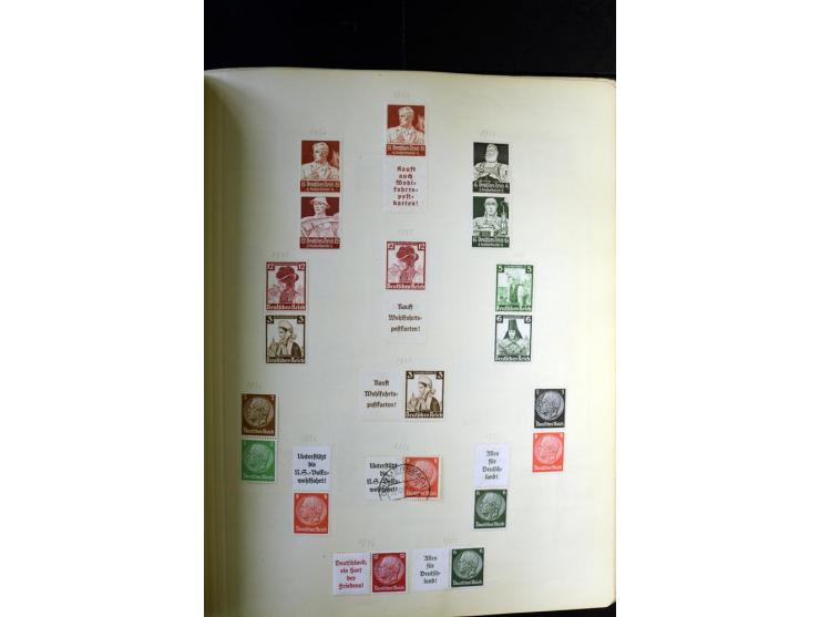 1872/1945, ungebrauchte und gestempelte Sammlung besseren Brustschilden, später u.a. Block 1-3 ungebraucht sowie ein Teil Zus