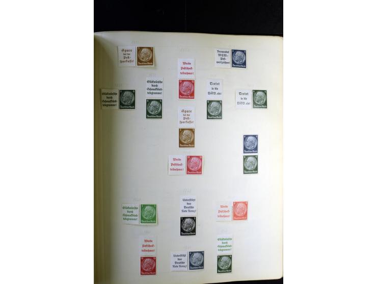 1872/1945, ungebrauchte und gestempelte Sammlung besseren Brustschilden, später u.a. Block 1-3 ungebraucht sowie ein Teil Zus
