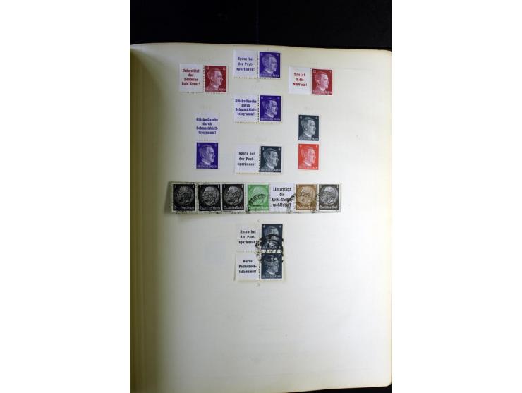 1872/1945, ungebrauchte und gestempelte Sammlung besseren Brustschilden, später u.a. Block 1-3 ungebraucht sowie ein Teil Zus
