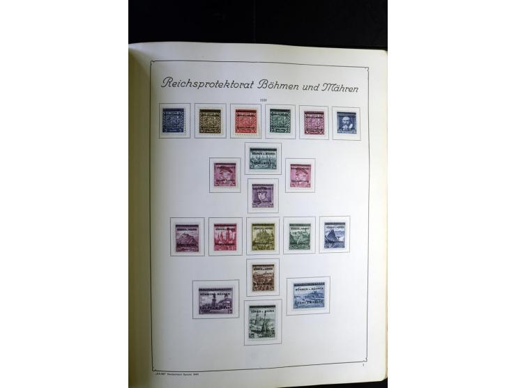 1872/1945, ungebrauchte und gestempelte Sammlung besseren Brustschilden, später u.a. Block 1-3 ungebraucht sowie ein Teil Zus