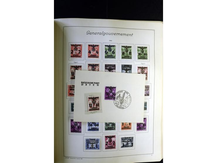 1872/1945, ungebrauchte und gestempelte Sammlung besseren Brustschilden, später u.a. Block 1-3 ungebraucht sowie ein Teil Zus
