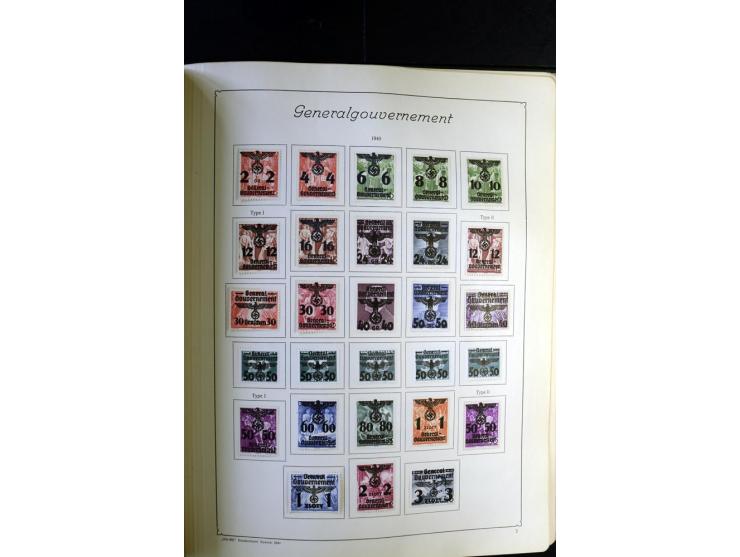 1872/1945, ungebrauchte und gestempelte Sammlung besseren Brustschilden, später u.a. Block 1-3 ungebraucht sowie ein Teil Zus