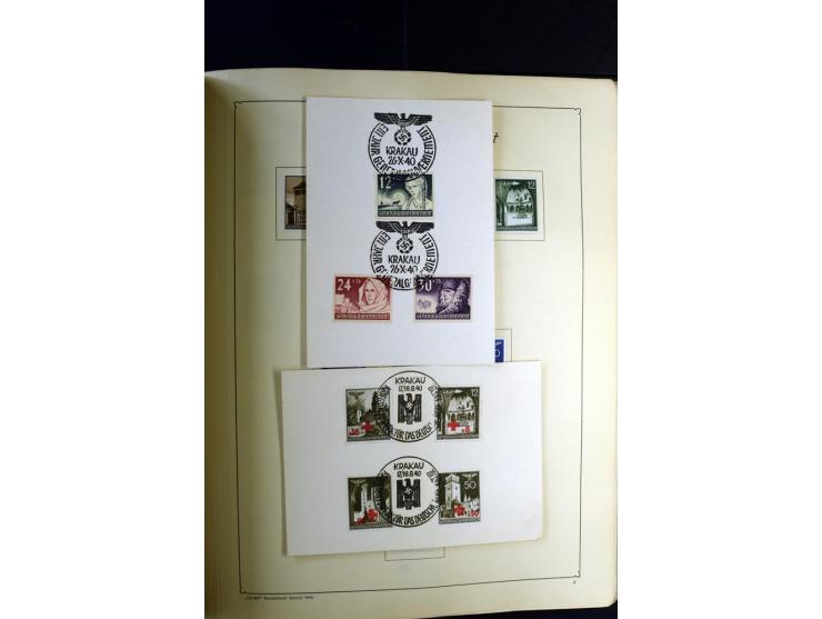 1872/1945, ungebrauchte und gestempelte Sammlung besseren Brustschilden, später u.a. Block 1-3 ungebraucht sowie ein Teil Zus