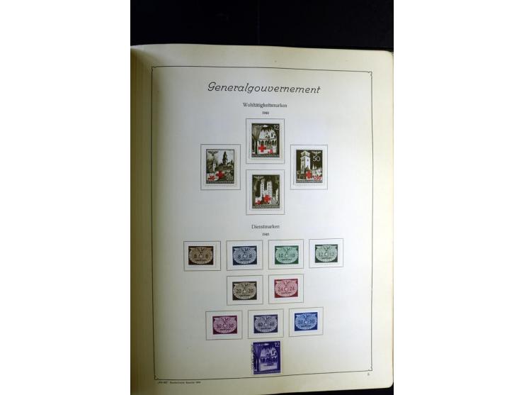 1872/1945, ungebrauchte und gestempelte Sammlung besseren Brustschilden, später u.a. Block 1-3 ungebraucht sowie ein Teil Zus