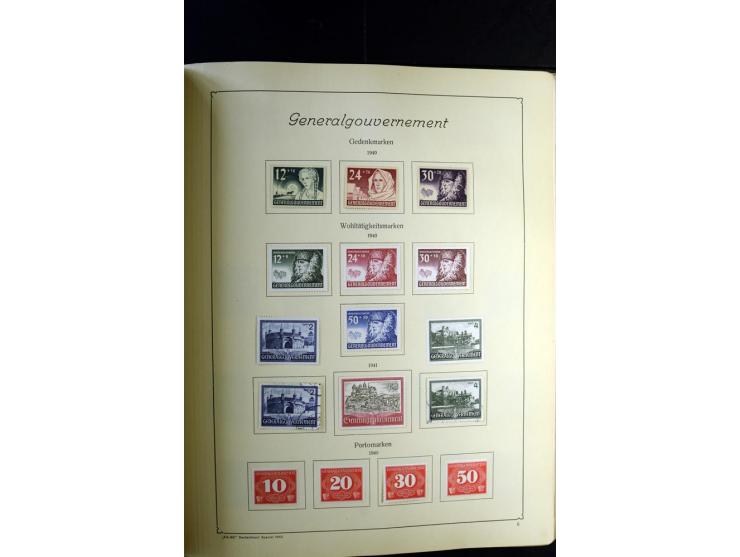 1872/1945, ungebrauchte und gestempelte Sammlung besseren Brustschilden, später u.a. Block 1-3 ungebraucht sowie ein Teil Zus