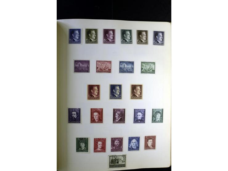 1872/1945, ungebrauchte und gestempelte Sammlung besseren Brustschilden, später u.a. Block 1-3 ungebraucht sowie ein Teil Zus