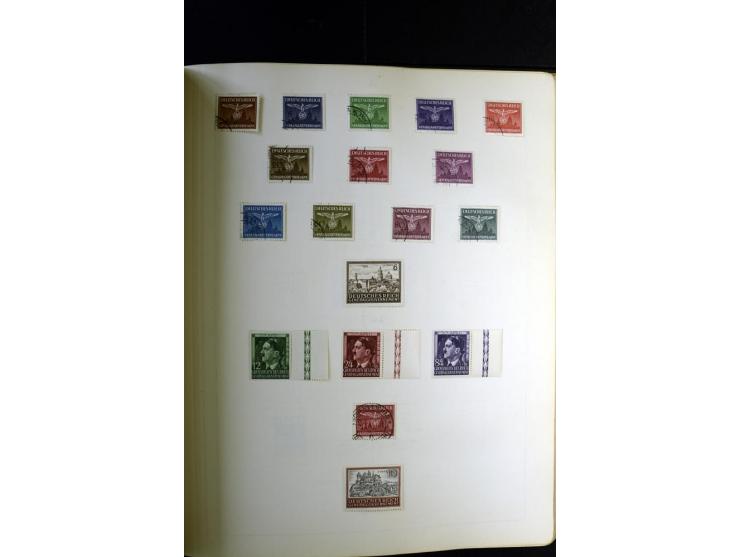 1872/1945, ungebrauchte und gestempelte Sammlung besseren Brustschilden, später u.a. Block 1-3 ungebraucht sowie ein Teil Zus