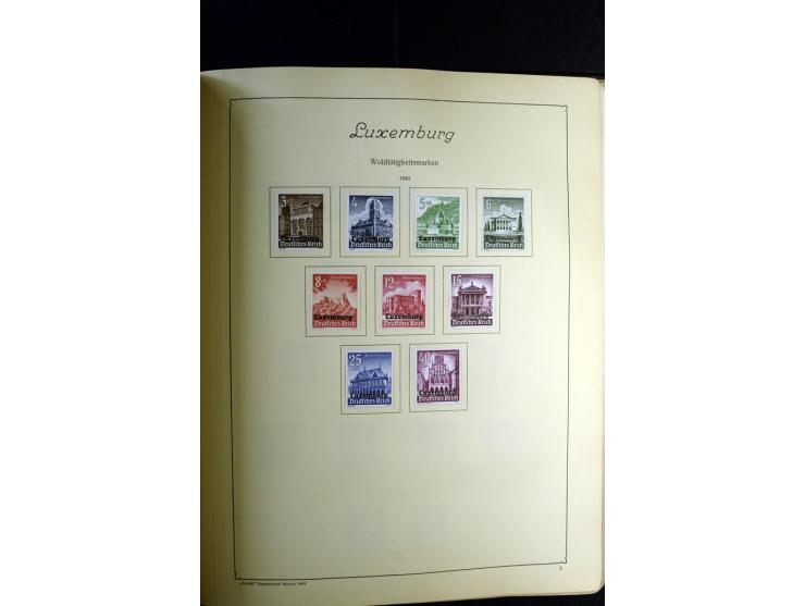 1872/1945, ungebrauchte und gestempelte Sammlung besseren Brustschilden, später u.a. Block 1-3 ungebraucht sowie ein Teil Zus