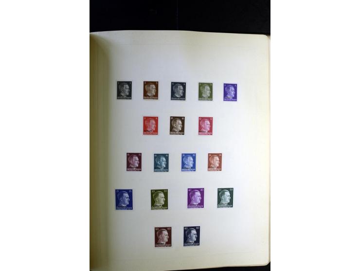1872/1945, ungebrauchte und gestempelte Sammlung besseren Brustschilden, später u.a. Block 1-3 ungebraucht sowie ein Teil Zus