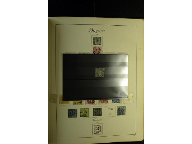 1872/1945, ungebrauchte und gestempelte Sammlung besseren Brustschilden, später u.a. Block 1-3 ungebraucht sowie ein Teil Zus