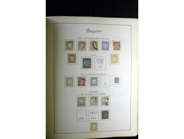 1872/1945, ungebrauchte und gestempelte Sammlung besseren Brustschilden, später u.a. Block 1-3 ungebraucht sowie ein Teil Zus