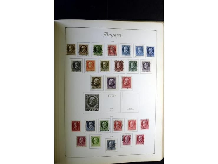 1872/1945, ungebrauchte und gestempelte Sammlung besseren Brustschilden, später u.a. Block 1-3 ungebraucht sowie ein Teil Zus