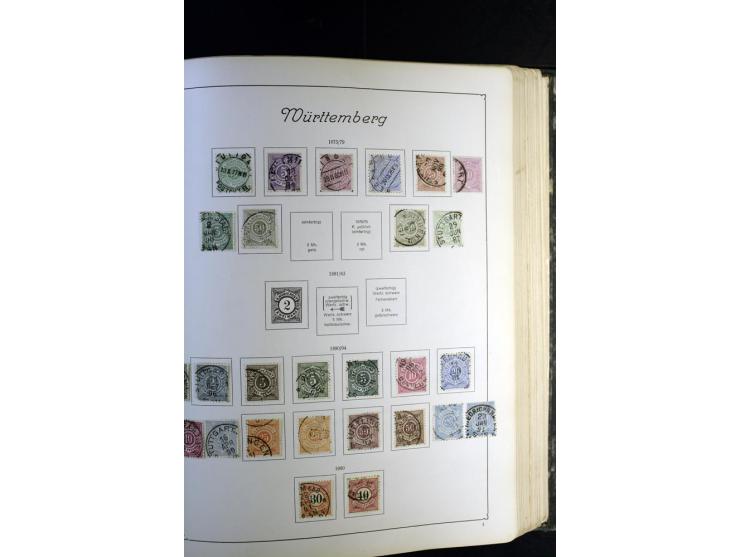 1872/1945, ungebrauchte und gestempelte Sammlung besseren Brustschilden, später u.a. Block 1-3 ungebraucht sowie ein Teil Zus