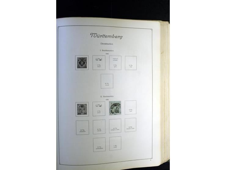 1872/1945, ungebrauchte und gestempelte Sammlung besseren Brustschilden, später u.a. Block 1-3 ungebraucht sowie ein Teil Zus
