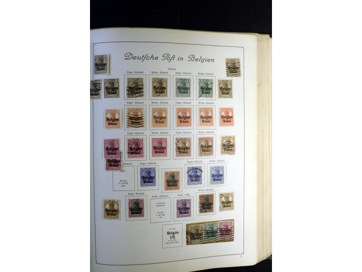 1872/1945, ungebrauchte und gestempelte Sammlung besseren Brustschilden, später u.a. Block 1-3 ungebraucht sowie ein Teil Zus