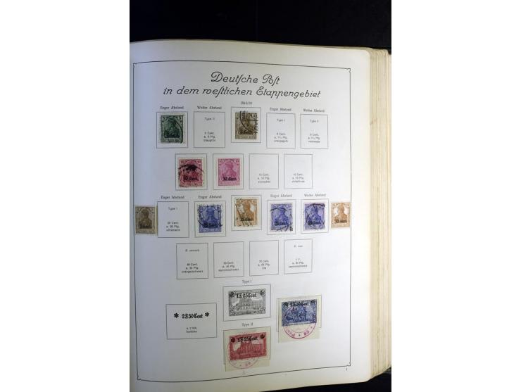 1872/1945, ungebrauchte und gestempelte Sammlung besseren Brustschilden, später u.a. Block 1-3 ungebraucht sowie ein Teil Zus