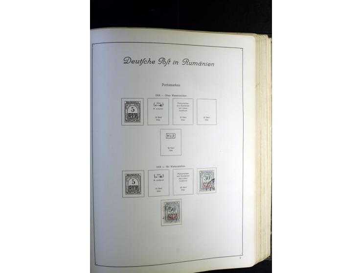 1872/1945, ungebrauchte und gestempelte Sammlung besseren Brustschilden, später u.a. Block 1-3 ungebraucht sowie ein Teil Zus