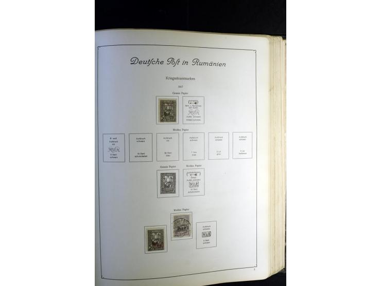 1872/1945, ungebrauchte und gestempelte Sammlung besseren Brustschilden, später u.a. Block 1-3 ungebraucht sowie ein Teil Zus