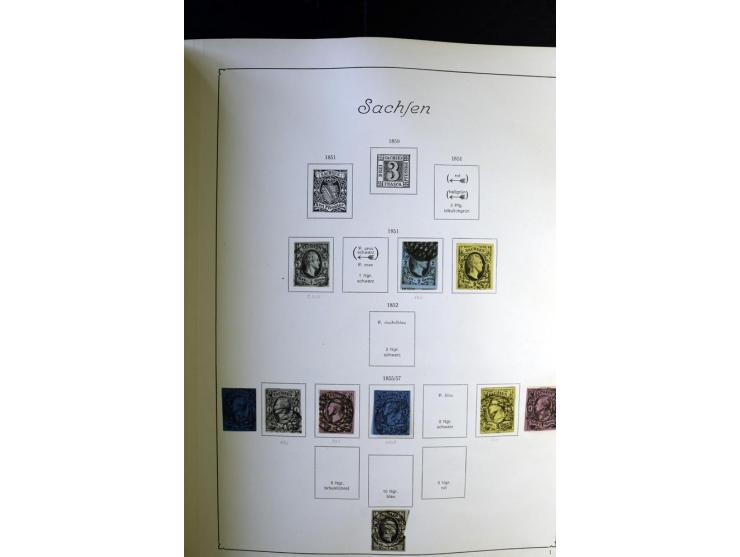 1872/1945, ungebrauchte und gestempelte Sammlung besseren Brustschilden, später u.a. Block 1-3 ungebraucht sowie ein Teil Zus