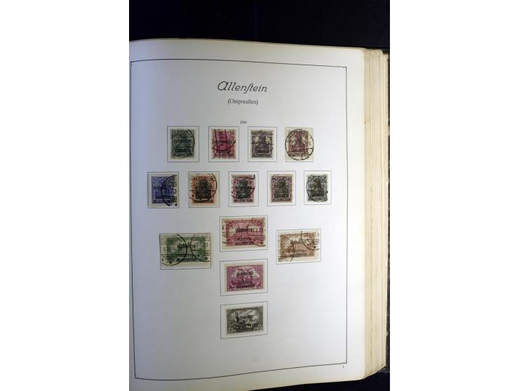 1872/1945, ungebrauchte und gestempelte Sammlung besseren Brustschilden, später u.a. Block 1-3 ungebraucht sowie ein Teil Zus
