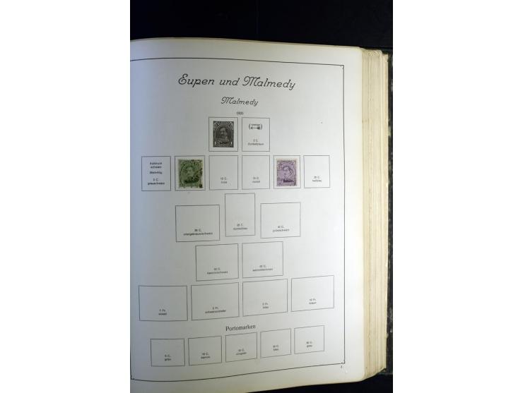 1872/1945, ungebrauchte und gestempelte Sammlung besseren Brustschilden, später u.a. Block 1-3 ungebraucht sowie ein Teil Zus