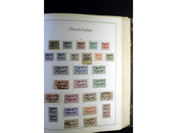 1872/1945, ungebrauchte und gestempelte Sammlung besseren Brustschilden, später u.a. Block 1-3 ungebraucht sowie ein Teil Zus