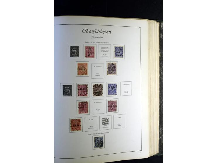 1872/1945, ungebrauchte und gestempelte Sammlung besseren Brustschilden, später u.a. Block 1-3 ungebraucht sowie ein Teil Zus