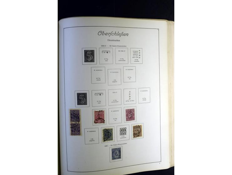 1872/1945, ungebrauchte und gestempelte Sammlung besseren Brustschilden, später u.a. Block 1-3 ungebraucht sowie ein Teil Zus