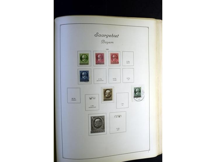1872/1945, ungebrauchte und gestempelte Sammlung besseren Brustschilden, später u.a. Block 1-3 ungebraucht sowie ein Teil Zus