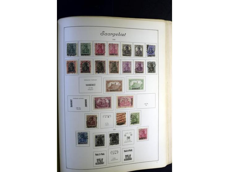 1872/1945, ungebrauchte und gestempelte Sammlung besseren Brustschilden, später u.a. Block 1-3 ungebraucht sowie ein Teil Zus