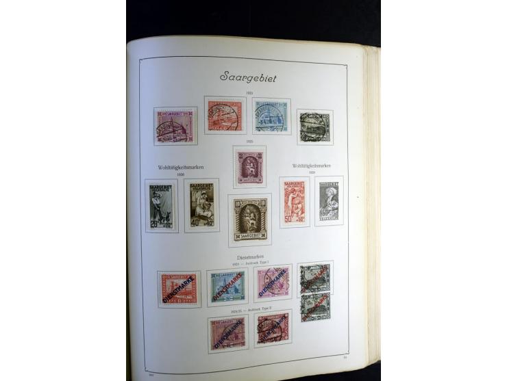 1872/1945, ungebrauchte und gestempelte Sammlung besseren Brustschilden, später u.a. Block 1-3 ungebraucht sowie ein Teil Zus