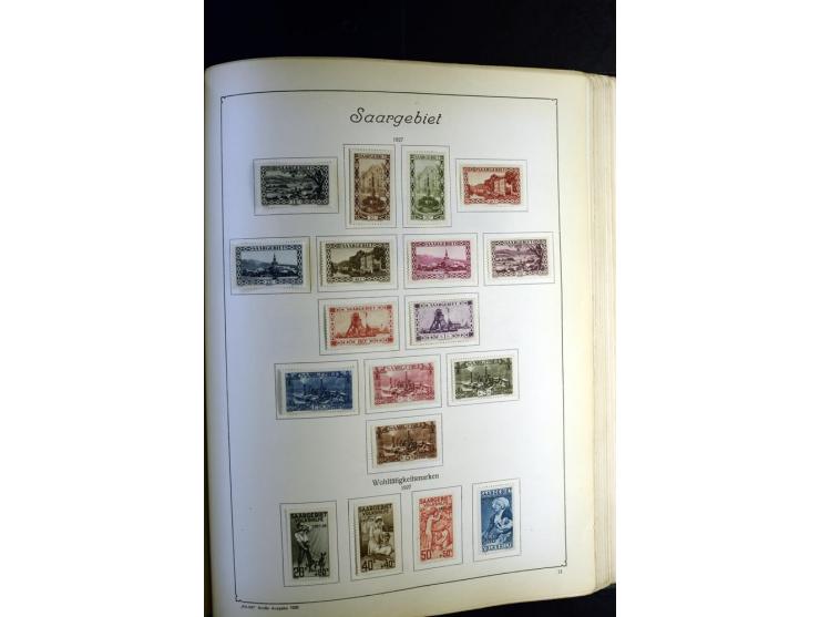 1872/1945, ungebrauchte und gestempelte Sammlung besseren Brustschilden, später u.a. Block 1-3 ungebraucht sowie ein Teil Zus