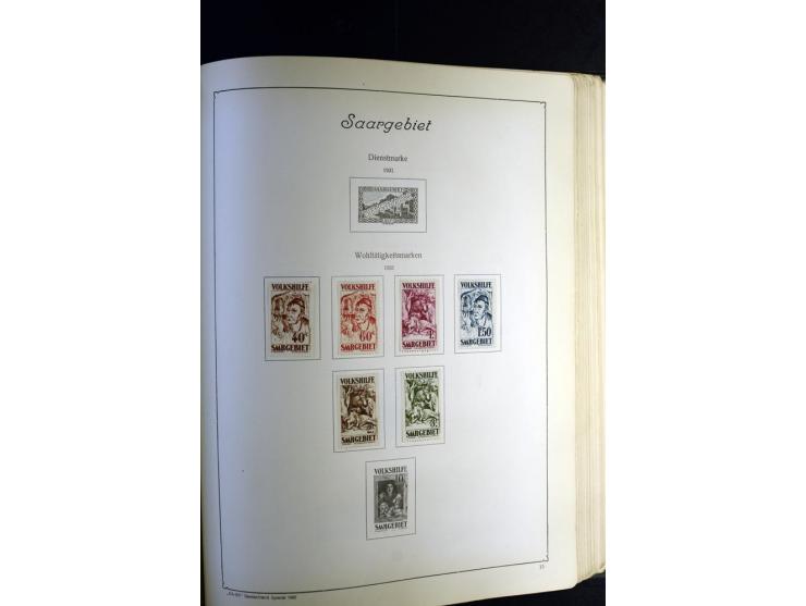 1872/1945, ungebrauchte und gestempelte Sammlung besseren Brustschilden, später u.a. Block 1-3 ungebraucht sowie ein Teil Zus