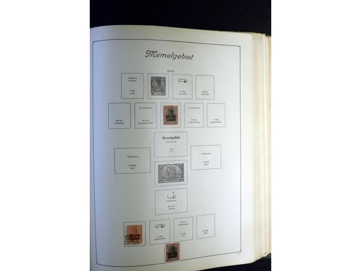 1872/1945, ungebrauchte und gestempelte Sammlung besseren Brustschilden, später u.a. Block 1-3 ungebraucht sowie ein Teil Zus