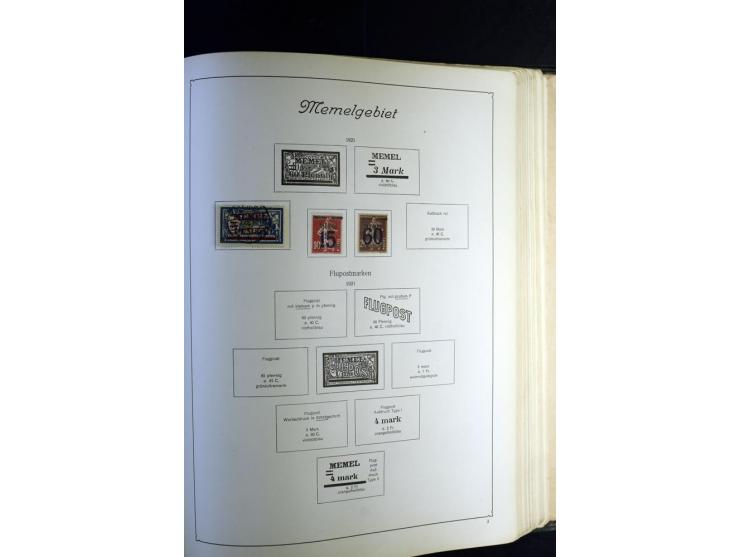 1872/1945, ungebrauchte und gestempelte Sammlung besseren Brustschilden, später u.a. Block 1-3 ungebraucht sowie ein Teil Zus