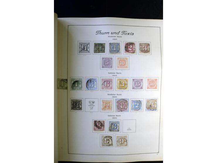 1872/1945, ungebrauchte und gestempelte Sammlung besseren Brustschilden, später u.a. Block 1-3 ungebraucht sowie ein Teil Zus