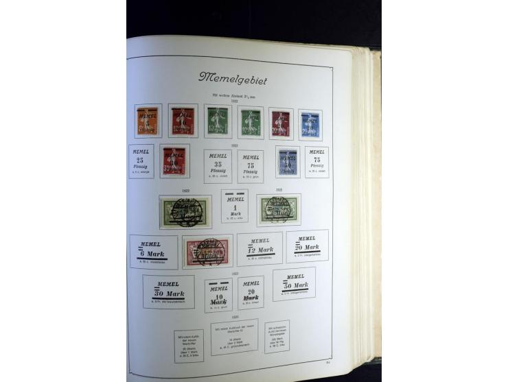 1872/1945, ungebrauchte und gestempelte Sammlung besseren Brustschilden, später u.a. Block 1-3 ungebraucht sowie ein Teil Zus