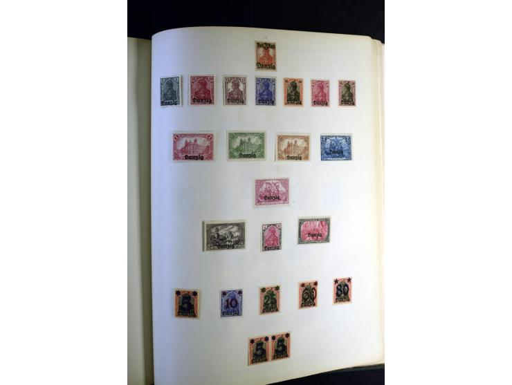 1872/1945, ungebrauchte und gestempelte Sammlung besseren Brustschilden, später u.a. Block 1-3 ungebraucht sowie ein Teil Zus