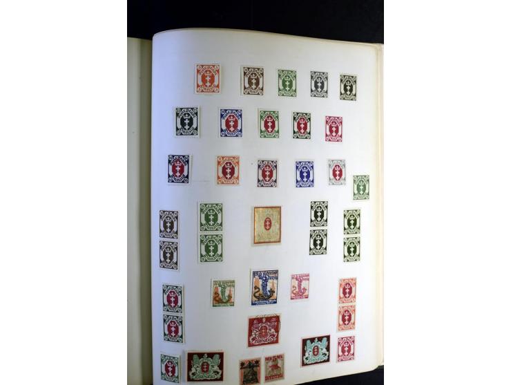 1872/1945, ungebrauchte und gestempelte Sammlung besseren Brustschilden, später u.a. Block 1-3 ungebraucht sowie ein Teil Zus