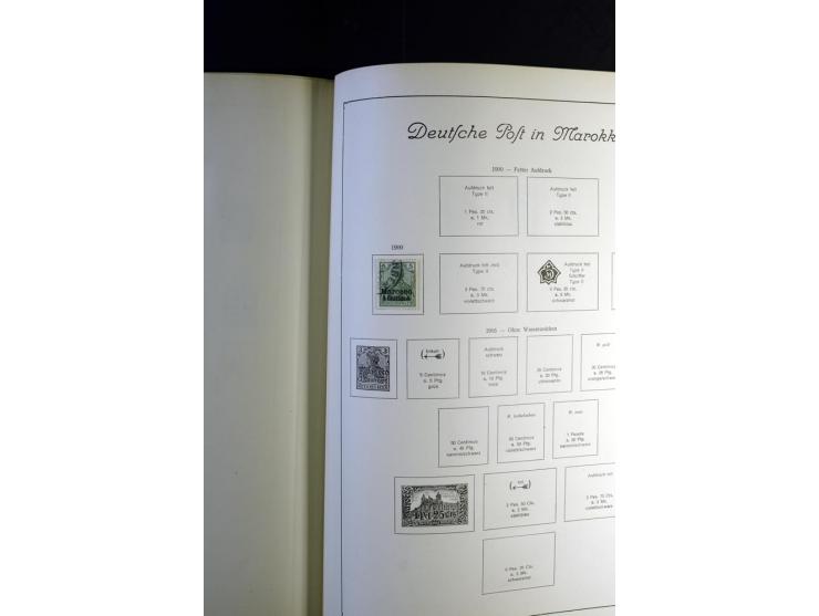 1872/1945, ungebrauchte und gestempelte Sammlung besseren Brustschilden, später u.a. Block 1-3 ungebraucht sowie ein Teil Zus