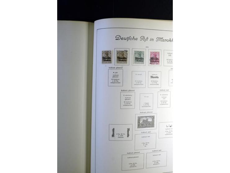 1872/1945, ungebrauchte und gestempelte Sammlung besseren Brustschilden, später u.a. Block 1-3 ungebraucht sowie ein Teil Zus