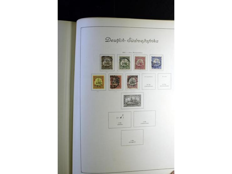 1872/1945, ungebrauchte und gestempelte Sammlung besseren Brustschilden, später u.a. Block 1-3 ungebraucht sowie ein Teil Zus