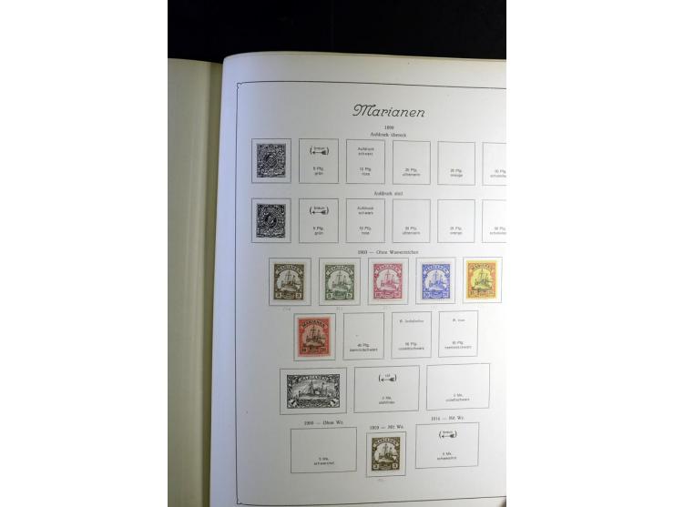 1872/1945, ungebrauchte und gestempelte Sammlung besseren Brustschilden, später u.a. Block 1-3 ungebraucht sowie ein Teil Zus