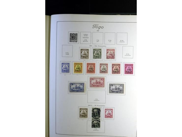 1872/1945, ungebrauchte und gestempelte Sammlung besseren Brustschilden, später u.a. Block 1-3 ungebraucht sowie ein Teil Zus